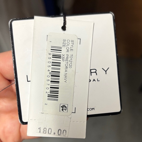 Laundry By Shelli Segal Navy Quilted Jacket - Picture 6 of 7